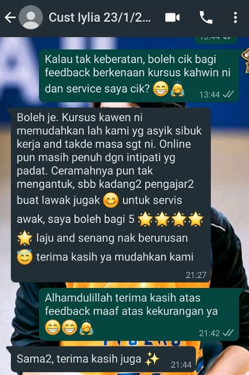 kursus kahwin hulu langat